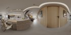 Modern living room and dining room interior scene - Thumbnail 360°