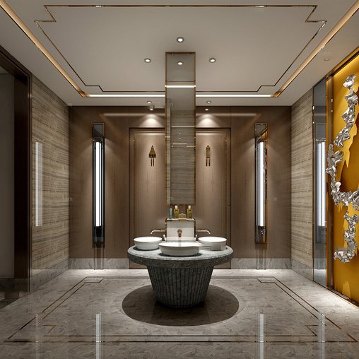 Bathroom B004Postmodern style