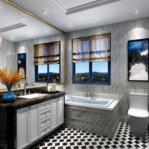 Bathroom D003European style