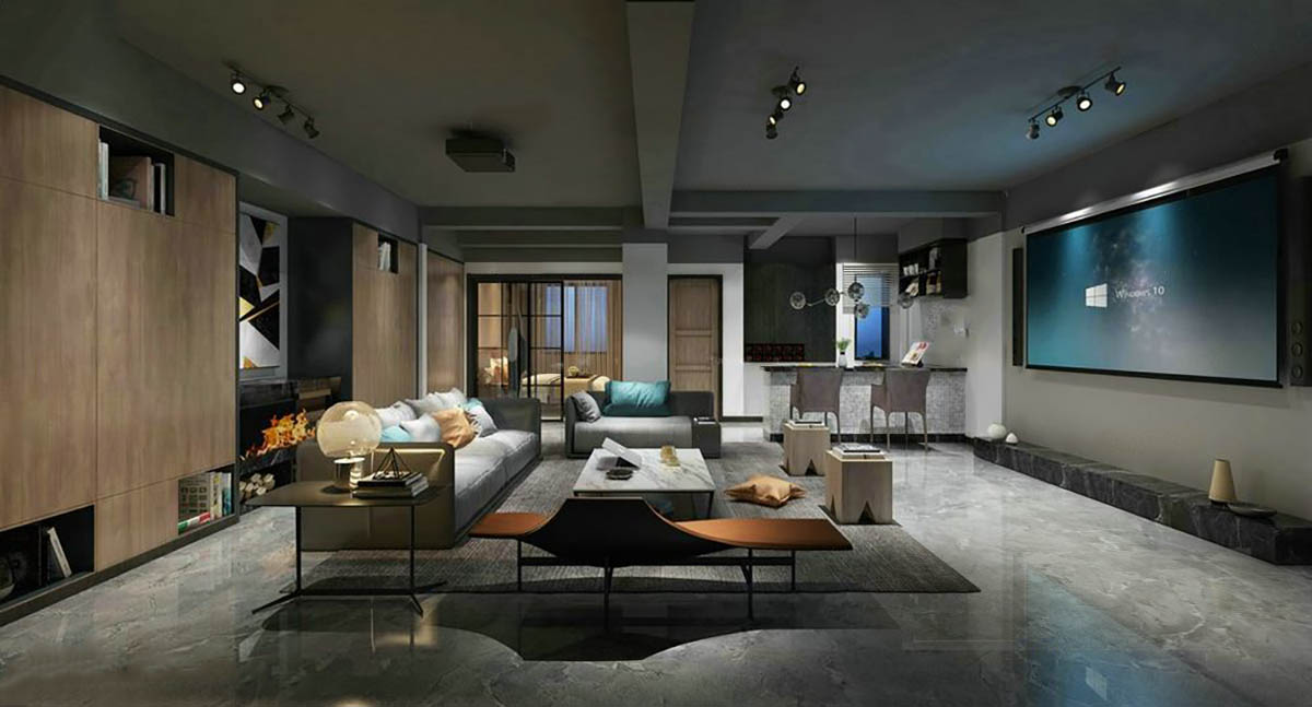 Cinema room Modern style Extension 2018 5