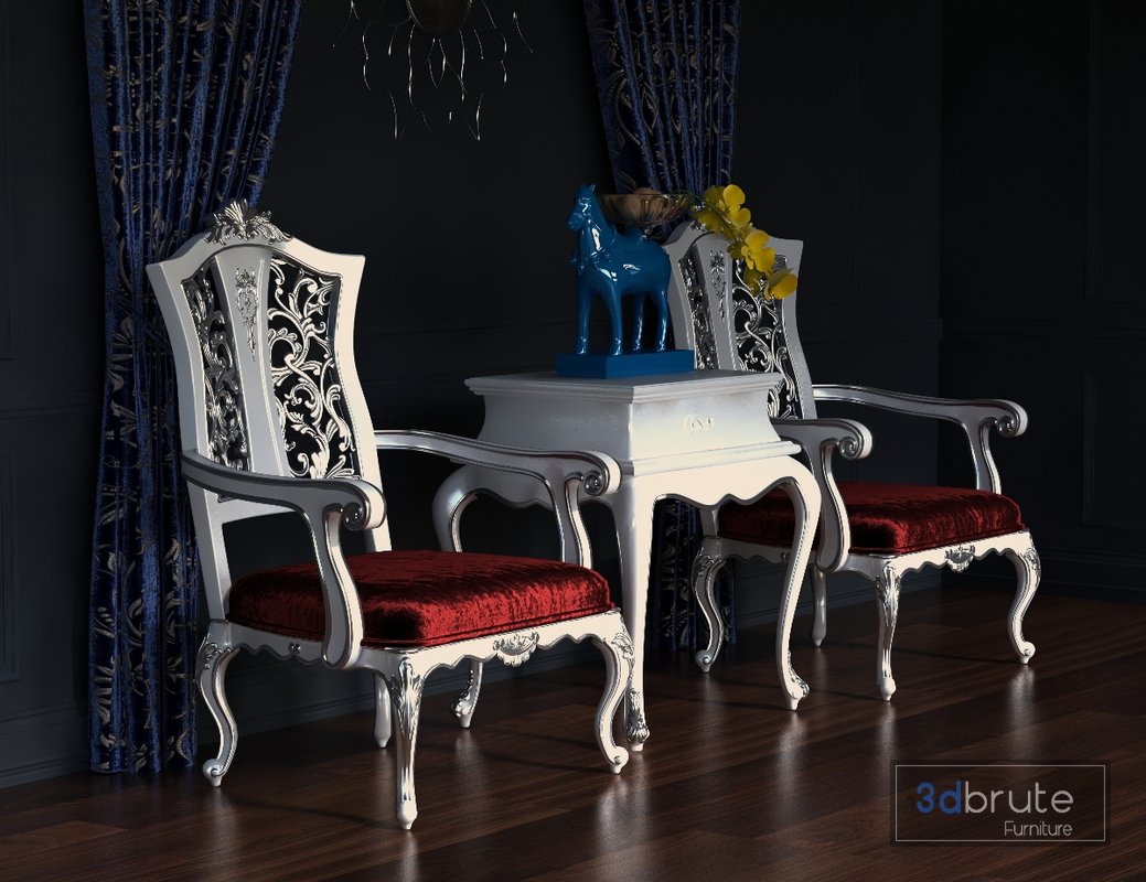 Sofa classic 3dmodel 3dsmax 14