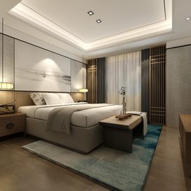 Bed room Chinese style Extension 2018 186