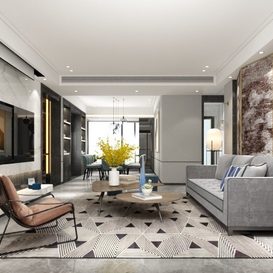 Living room Postmodern style Extension 2018 23