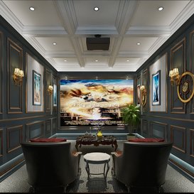 Cinema room Nordic style Extension 2018 10
