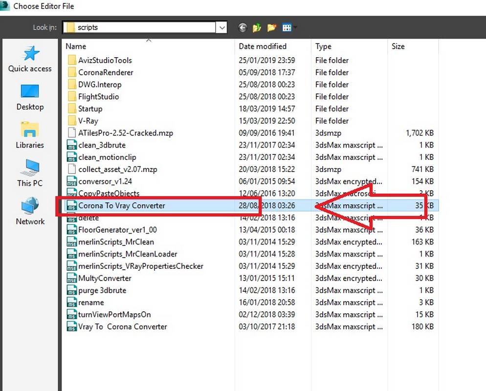 Corona To Vray Converter a