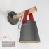 Wooden Lantern Nordic Hanging Wall Lamp - Thumbnail 1