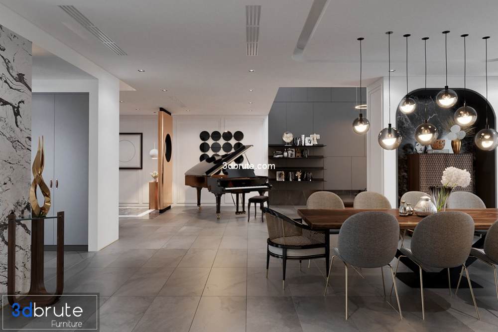 Apartment Interior Livingroom VIP corona