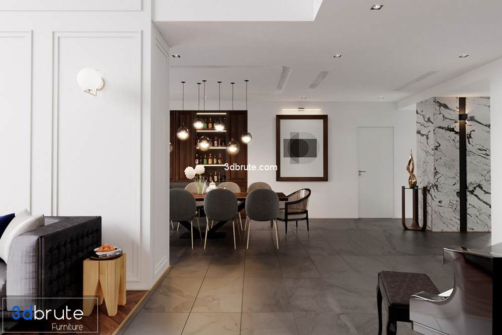 Apartment Interior Livingroom VIP corona