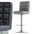 Axel High Back Adjustable Bar Stool Set of 2 Black - Thumbnail 3