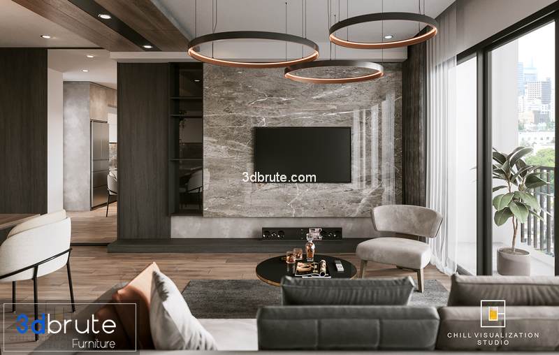 Livingroom corona 3dsmax download free