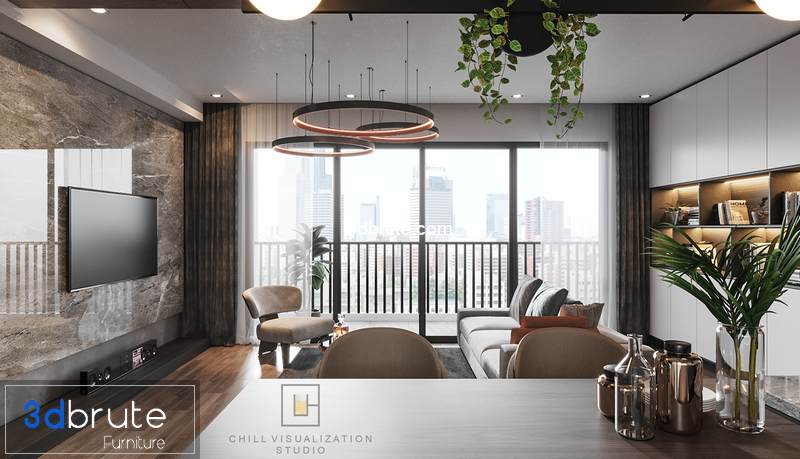 Livingroom corona 3dsmax download free