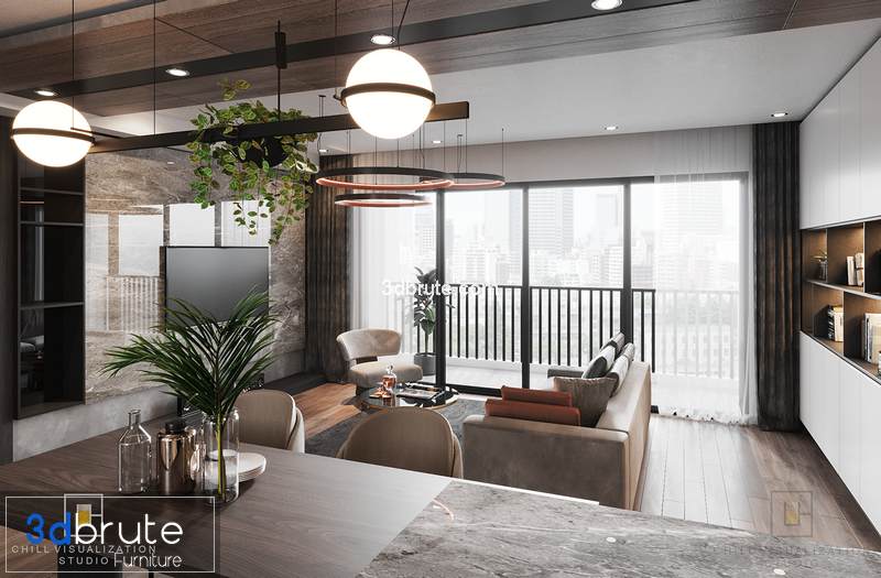 Livingroom corona 3dsmax download free