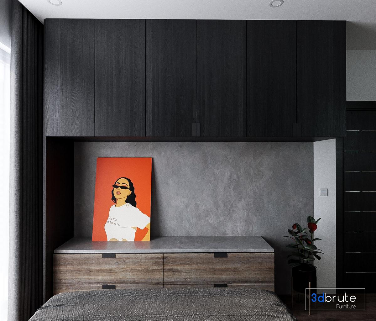 bedroom 3dsmax corona