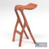 Wooden bar chair - Thumbnail 5
