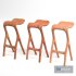 Wooden bar chair - Thumbnail 1