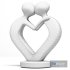 Iron love statue - Thumbnail 3