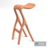 Wooden bar chair - Thumbnail 2