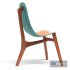 Blue and green chair wood - Thumbnail 1