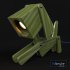 Two Puppy shaped Wooden Table Lamp - Thumbnail 2