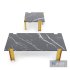 Alcide Rectangular Marble Coffee Tables - Thumbnail 8