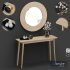 Midford Console Table And Round Mirror - Thumbnail 1