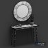 Midford Console Table And Round Mirror - Thumbnail 5