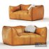 MARIO BELLINI Leather Sofa - Thumbnail 1