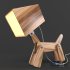 Dogi Adjustable Wooden Table Lamp - Thumbnail 2