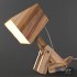 Dogi Adjustable Wooden Table Lamp - Thumbnail 3