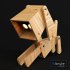 Puppy Table Lamp By 4 Wood Matrial - Thumbnail 2