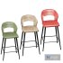 Set of 2 Modern Leather 26 Counter Stool - Thumbnail 4
