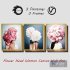 Art Frams 2- 3 Art Flower Head Woman By 3 Frams - Thumbnail 1