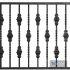Wrought Iron Bundle No4 Fence - Thumbnail 1