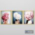 Art Frams 2- 3 Art Flower Head Woman By 3 Frams - Thumbnail 2