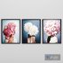 Art Frams 2- 3 Art Flower Head Woman By 3 Frams - Thumbnail 3