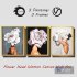 Art Frames 3- 3 Art Flower Head Woman By 3 Frames - Thumbnail 1