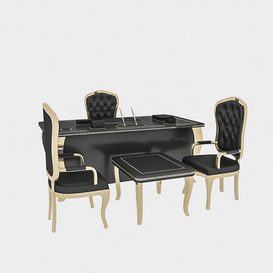 Classic Office Chair & Table