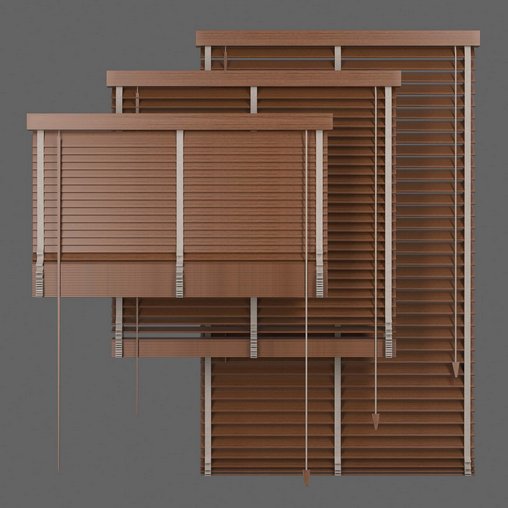Set Blinds Wooden 1 Z89