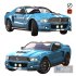 ford gt 500 sport blue color - Thumbnail 3