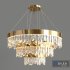 Crystal Sticks Triple Chandelier - Thumbnail 3