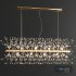 Crystal Linear Chandelier - Thumbnail 1
