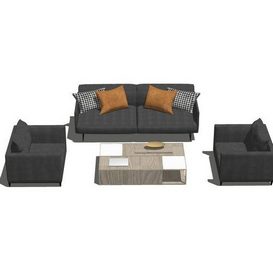 Sofa set Sketchup100