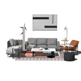 Sofa set Sketchup117