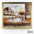Canvas Eiffel Tower Paris Stree Oil Painting - Thumbnail 1