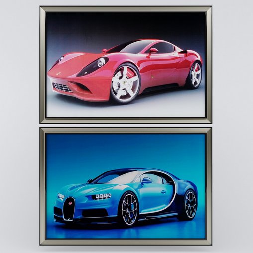 car blue AND red