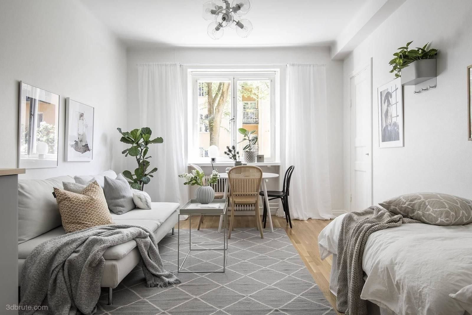 22m2-Minimalist apartment-small and streamlined home