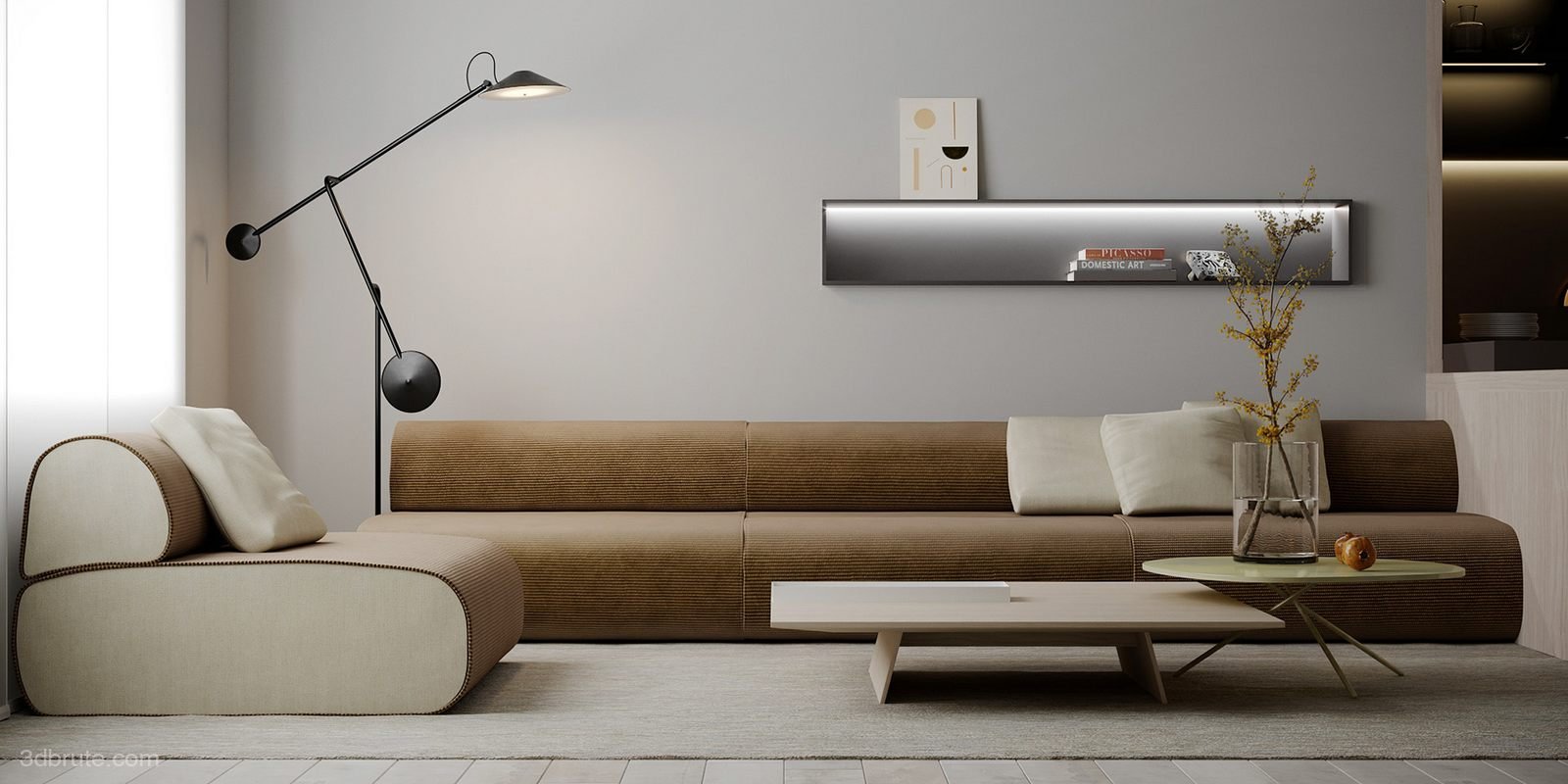 Collection of Foreign Works-The Elegant Beauty of Modern Apartments-Faton-Kalisi