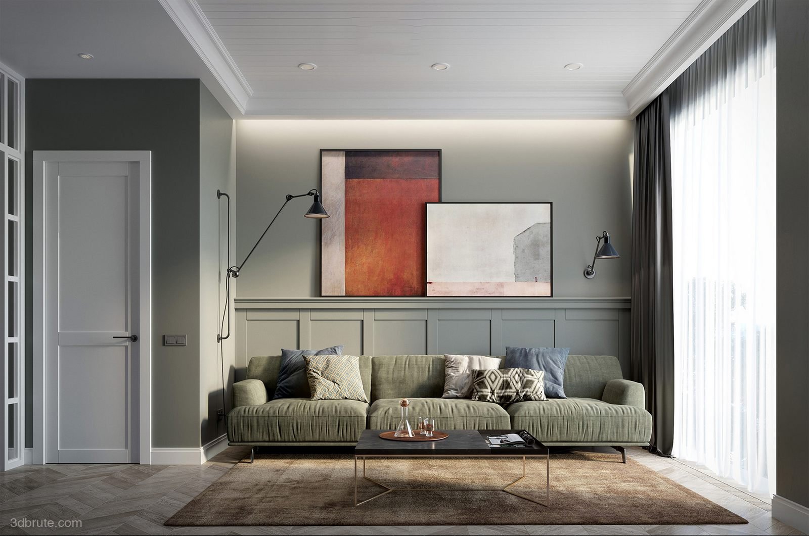 Foreign Nordic small apartment design