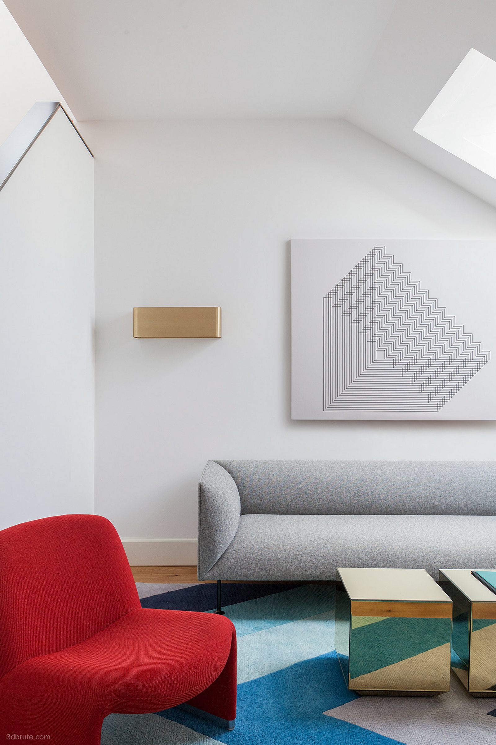 Minimal white meet jump color-the interpretation of wonderful small life