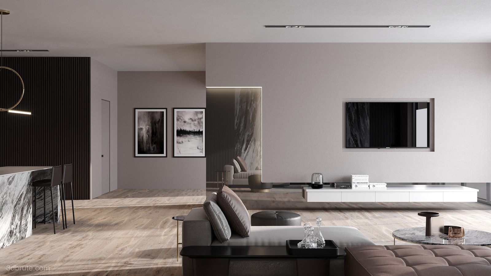 Modern luxury apartment Alexandru Ionita-the latest exhibition of works